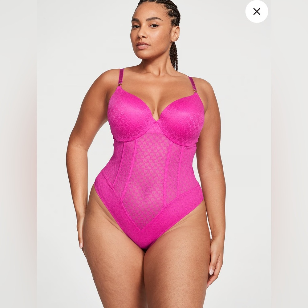 Victoria’s Secret VERY SEXY Icon Push-Up Teddy‎ – XS